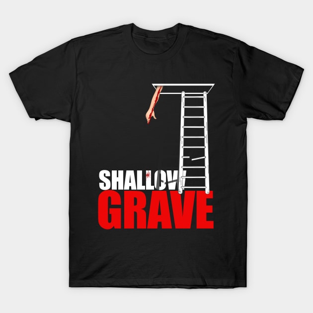 Shallow Grave Design T-Shirt by HellwoodOutfitters